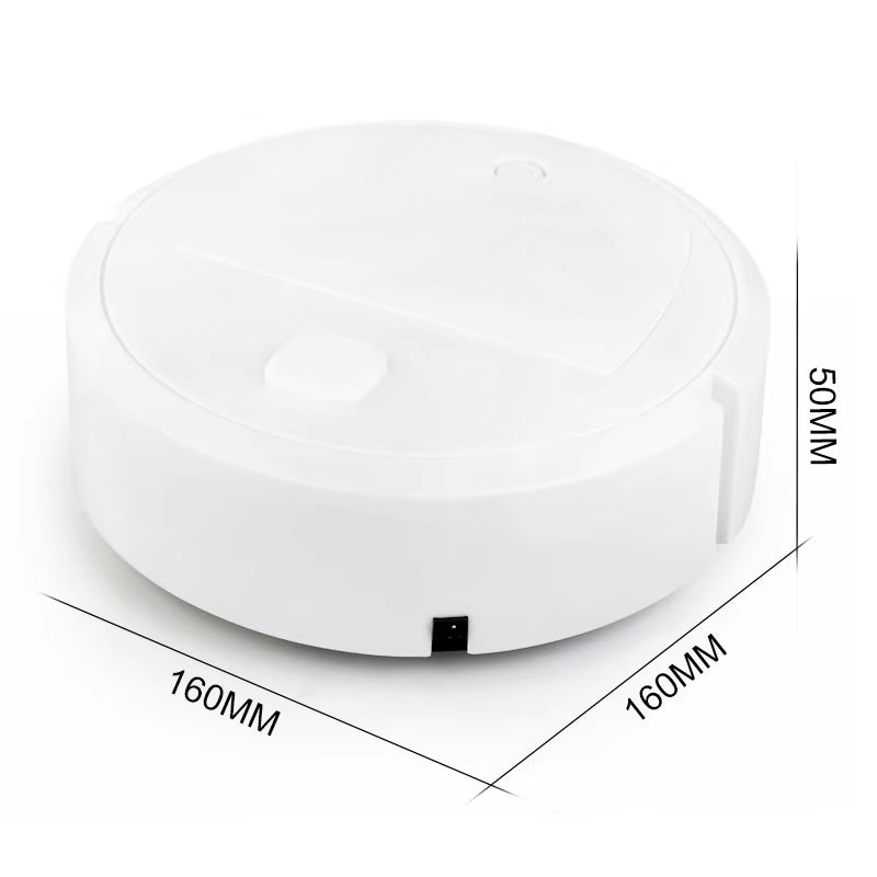 3 in 1 Automatic Electric Floor Vacuum Cleaner 1500Pa USB Rechargeable Wireless Dragging Clean Sweeper for Home Office