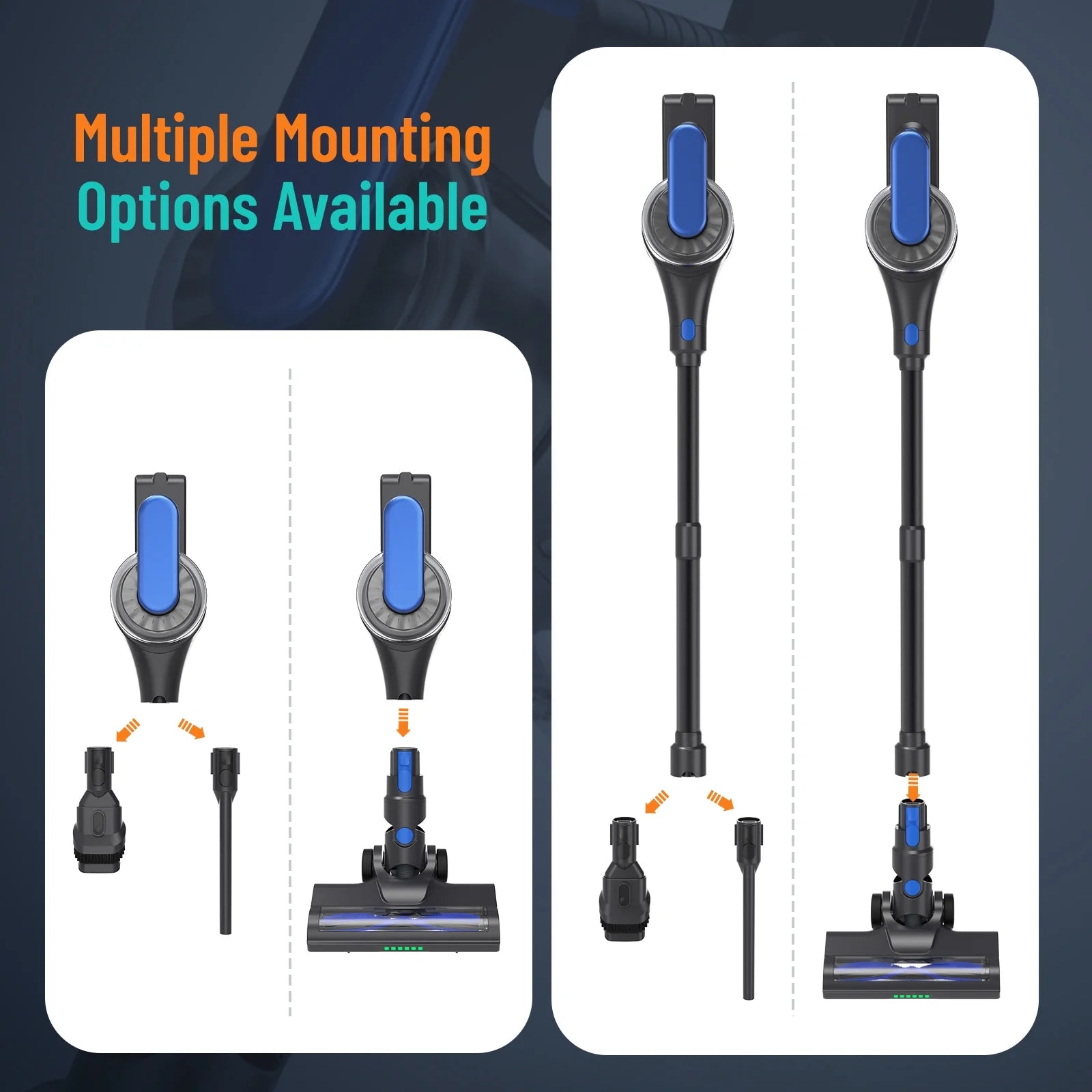 Vacuum Cleaner, Strong Suction Cordless Vacuum Cleaner, for Home Hardwood Floor